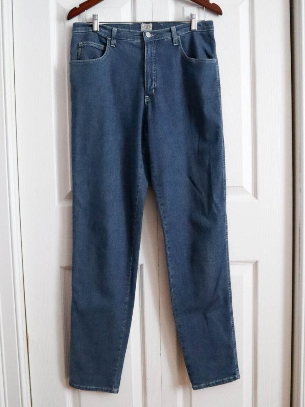 Vintage '90s Giorgio Armani Jeans Straight Leg Medium Wash Sz 31 Inseam 32.5"